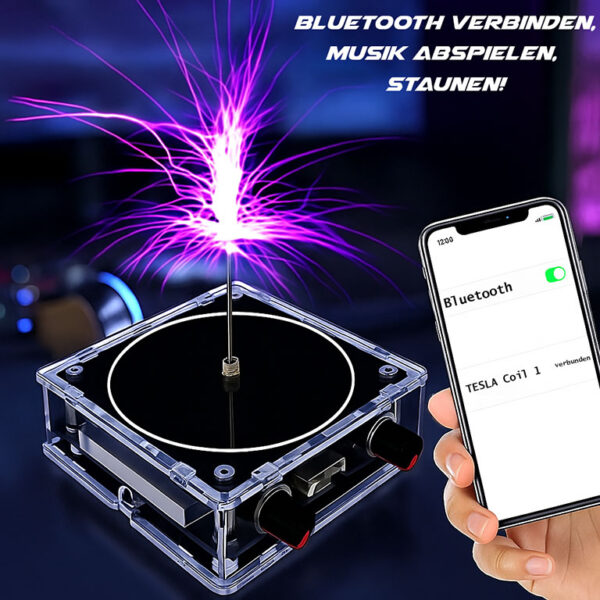 Tesla Coil - Plasma Bluetooth Lautsprecher – Bild 3