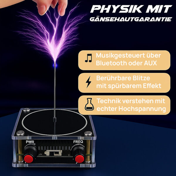 Tesla Coil - Plasma Bluetooth Lautsprecher – Bild 2
